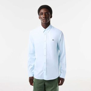 Lacoste Regular Fit Premium Bomull Blå | FKNSX-9764