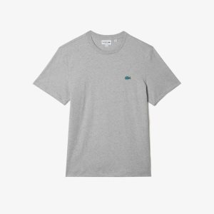 Lacoste Regular Fit Speckled Print Bomull Jersey Grå | GEUWJ-7640