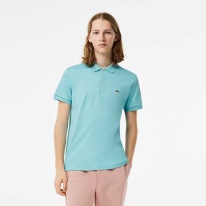 Lacoste Regular Fit Ultra Soft Bomull Jersey Mintgröna | JDGBK-8421