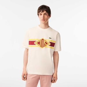 Lacoste Round Neck Loose Fit Printed Vita | UMBDZ-4920