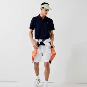 Lacoste SPORT Andas Abrasion-Resistant Interlock Marinblå Blå | ZGESI-5372