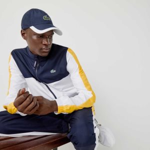 Lacoste SPORT Contrast Border Lätta Marinblå Blå Vita | TDRVB-5914