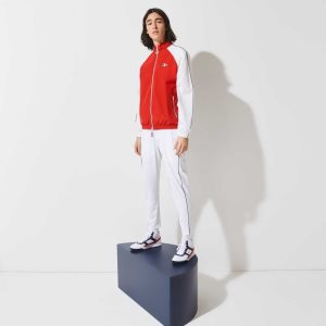 Lacoste SPORT French Sporting Spirit Edition Vatten-Resistant Zip Röda Vita Marinblå Blå | QVXKS-3706