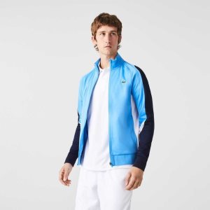 Lacoste SPORT Klassiska Fit Zip Tennis Blå Marinblå Blå Vita | CPSJG-2780