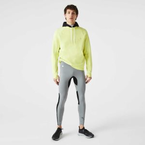 Lacoste SPORT Leggings Grå Svarta Vita | ACOIP-6380