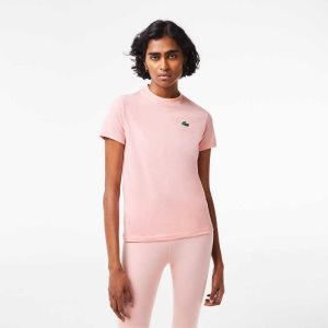 Lacoste SPORT Organic Bomull Jersey T-Shirt Rosa | XMFAN-0391