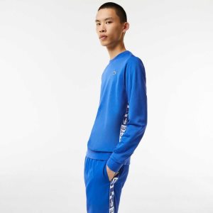 Lacoste SPORT Printed Tennis Blå | NOAFP-7531