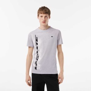 Lacoste SPORT Regular Fit with Contrast Branding Grå | TIOPV-6427