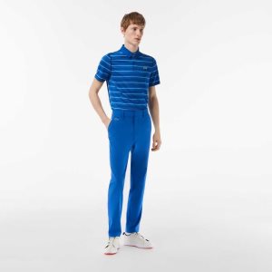 Lacoste SPORT Stretch Golf Chinos Blå | DWNJC-3684