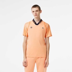 Lacoste SPORT x Daniil Medvedev Roland Garros Edition Team Leader Ljusorange Marinblå Blå | ADVSQ-1836