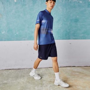 Lacoste SPORT x Novak Djokovic Light Stretch Blå | CLSYX-3460