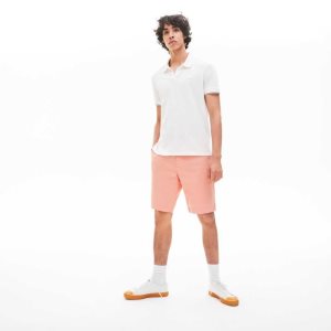 Lacoste Slim Fit Stretch Gabardine Rosa | QNDUC-4726