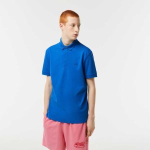 Lacoste Smart Paris Stretch Bomull Blå | HYINT-3172