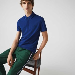 Lacoste Smart Paris Stretch Bomull Marinblå Blå | VJZQW-8430