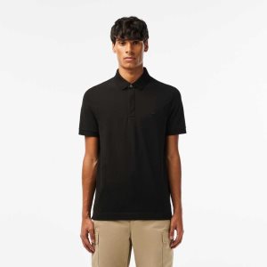 Lacoste Smart Paris Stretch Bomull Svarta | RBNLF-6708