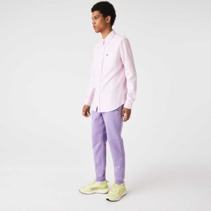 Lacoste Tapered Fit Fleece Trackpants Lila | RYUCI-2974