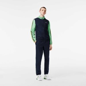 Lacoste Tennis Regular Fit Jogger Set Marinblå Blå Gröna Marinblå Blå Gröna | JBPDF-2081