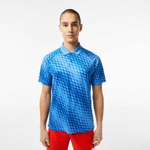 Lacoste Tennis x Novak Djokovic Fan Version Blå | QRYUJ-3851