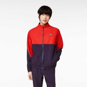 Lacoste Tennis x Novak Djokovic Jogger Set Röda Marinblå Blå | OAKZQ-7918