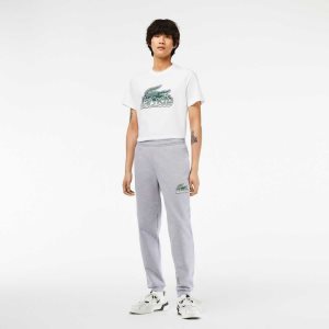 Lacoste Unbrushed Fleece Track Pants Grå | ZEGYL-1925