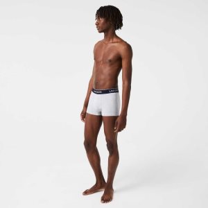 Lacoste Vanliga Boxer Brief 3-Pack Grå | ITGEH-1408