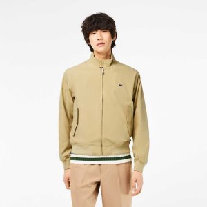 Lacoste Vatten-Repellent Light Twill Beige | TGRUB-3498