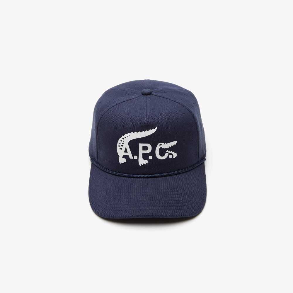 Lacoste A.P.C. Organic Bomull Blå | BKFUI-4067