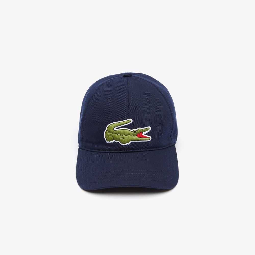 Lacoste Adjustable Organic Bomull Twill Marinblå Blå | MQRTG-0718