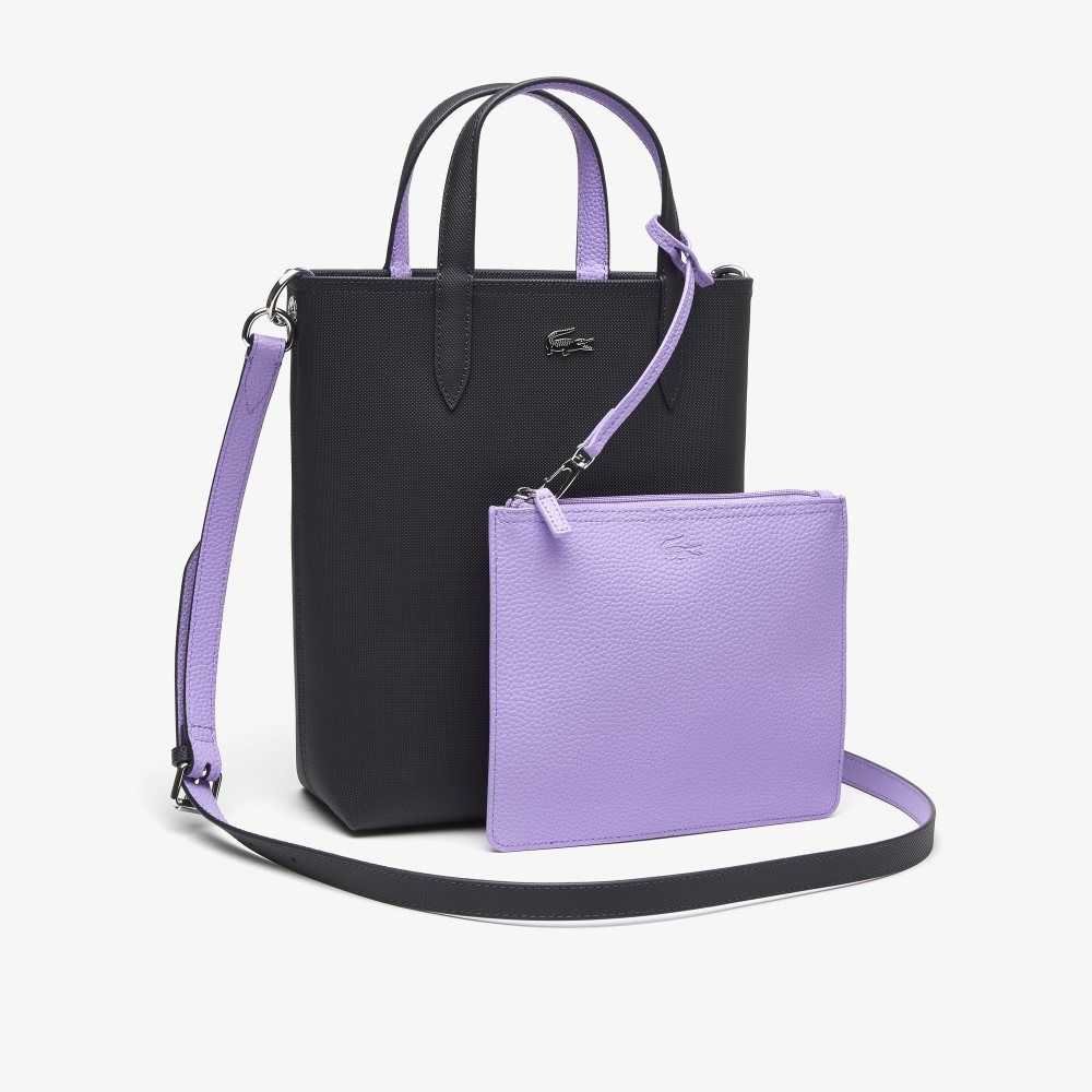 Lacoste Anna Reversible Coated Canvas Tote Olika Färger | MRUEJ-8150