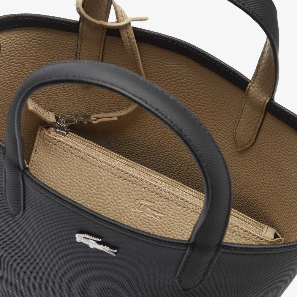 Lacoste Anna Reversible Coated Canvas Tote Olika Färger | TREVL-0914