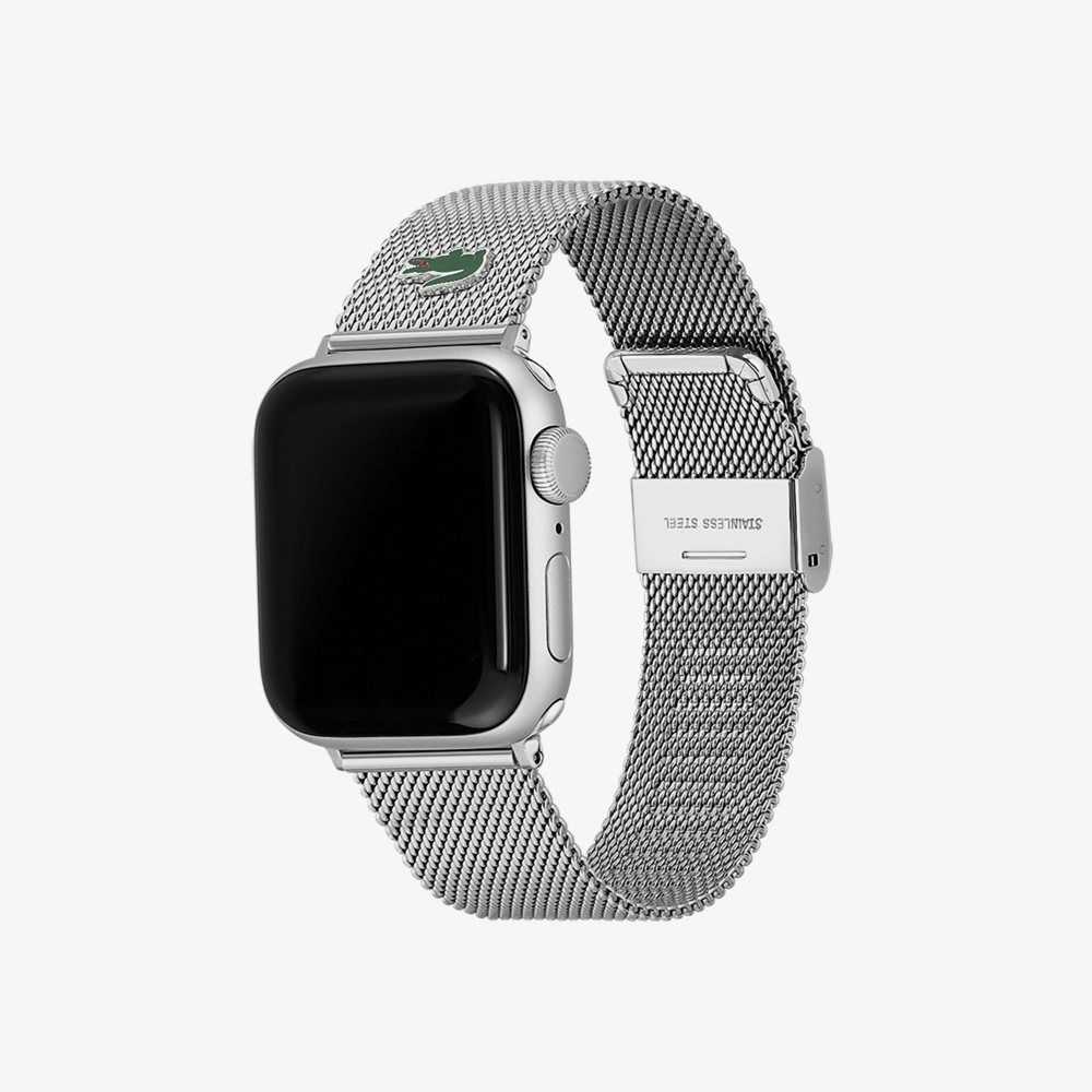 Lacoste Apple Rem Stainless Steel Mesh Silver | OSDUA-8759