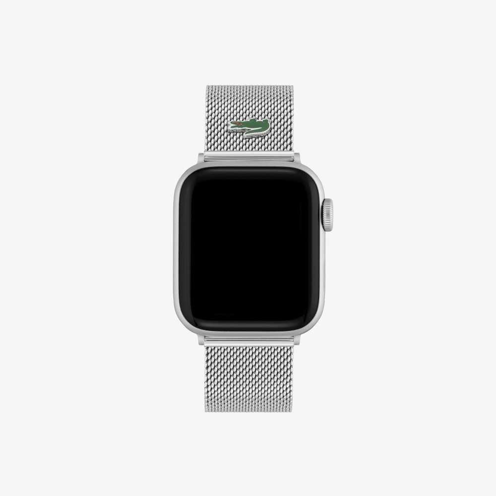 Lacoste Apple Rem Stainless Steel Mesh Silver | OSDUA-8759