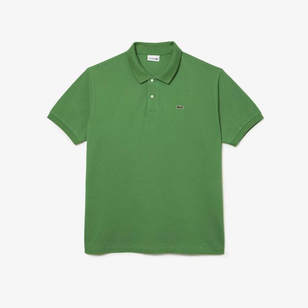 Lacoste Big Fit Bomull Petit Pique Gröna | WOJAR-0253