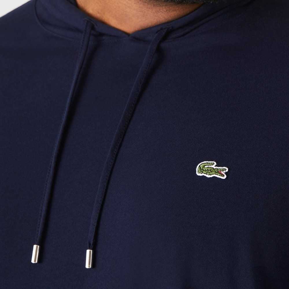 Lacoste Big Fit Hooded Marinblå Blå | IGOUF-9840