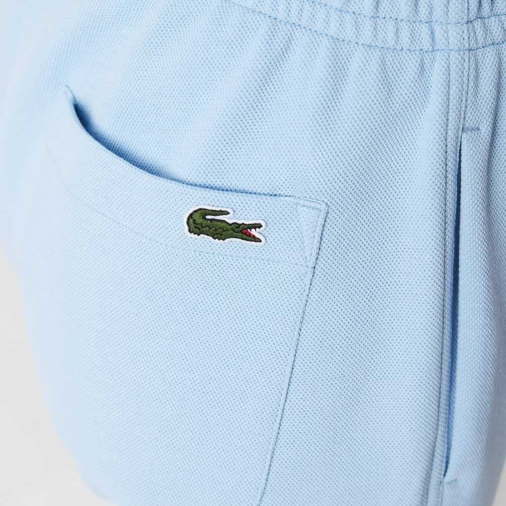 Lacoste Blended Bomull Joggers Blå | TFVLU-5793