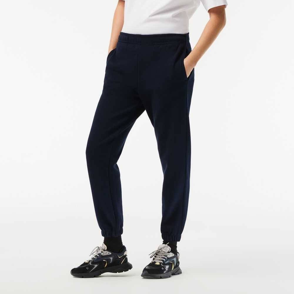 Lacoste Blended Bomull Joggers Marinblå Blå | CUGWD-4506