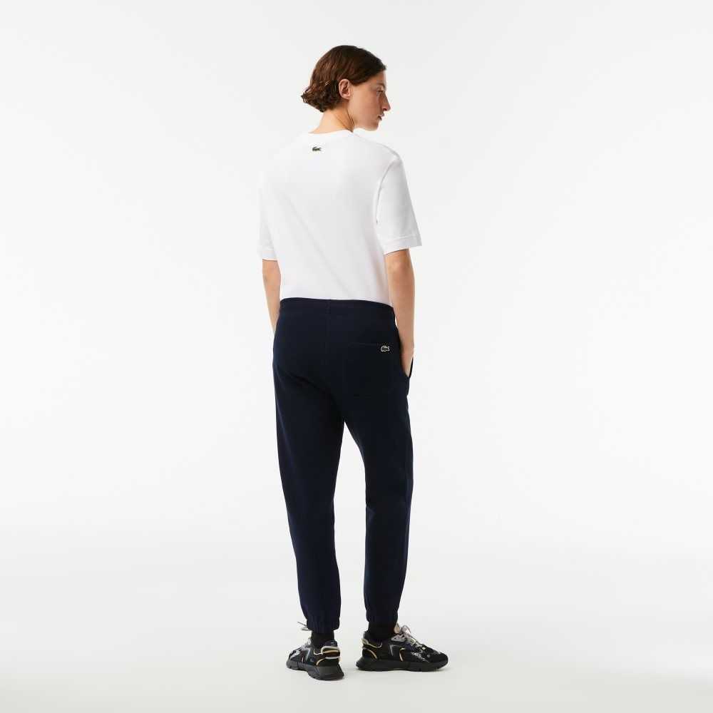 Lacoste Blended Bomull Joggers Marinblå Blå | CUGWD-4506