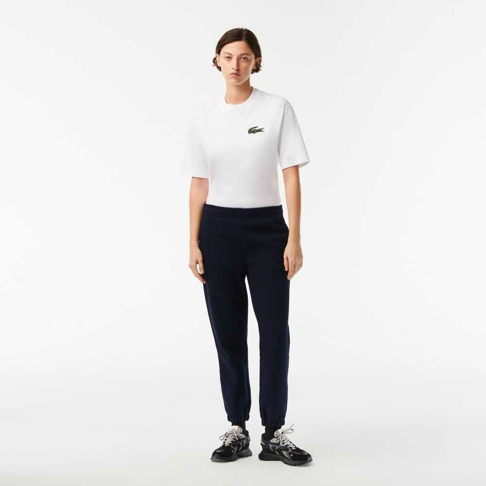 Lacoste Blended Bomull Joggers Marinblå Blå | CUGWD-4506