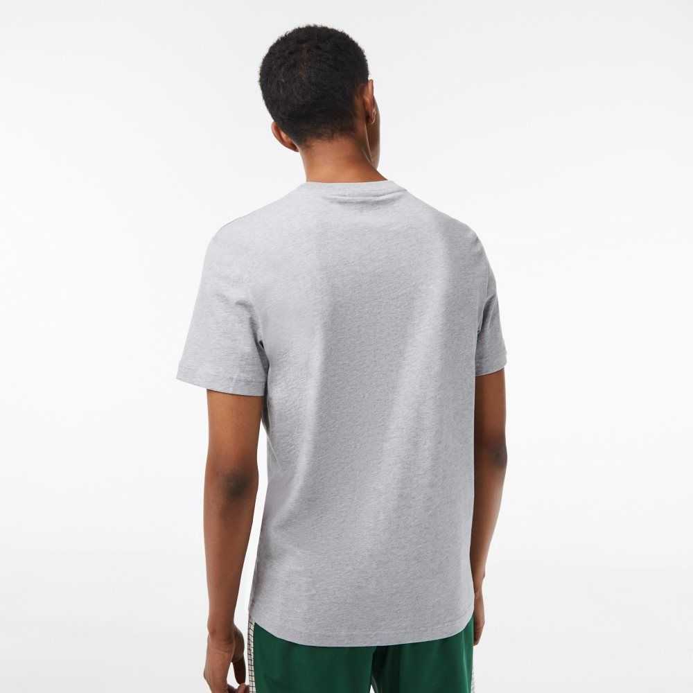 Lacoste Bomull Jersey Print Grå | IAVSE-3761