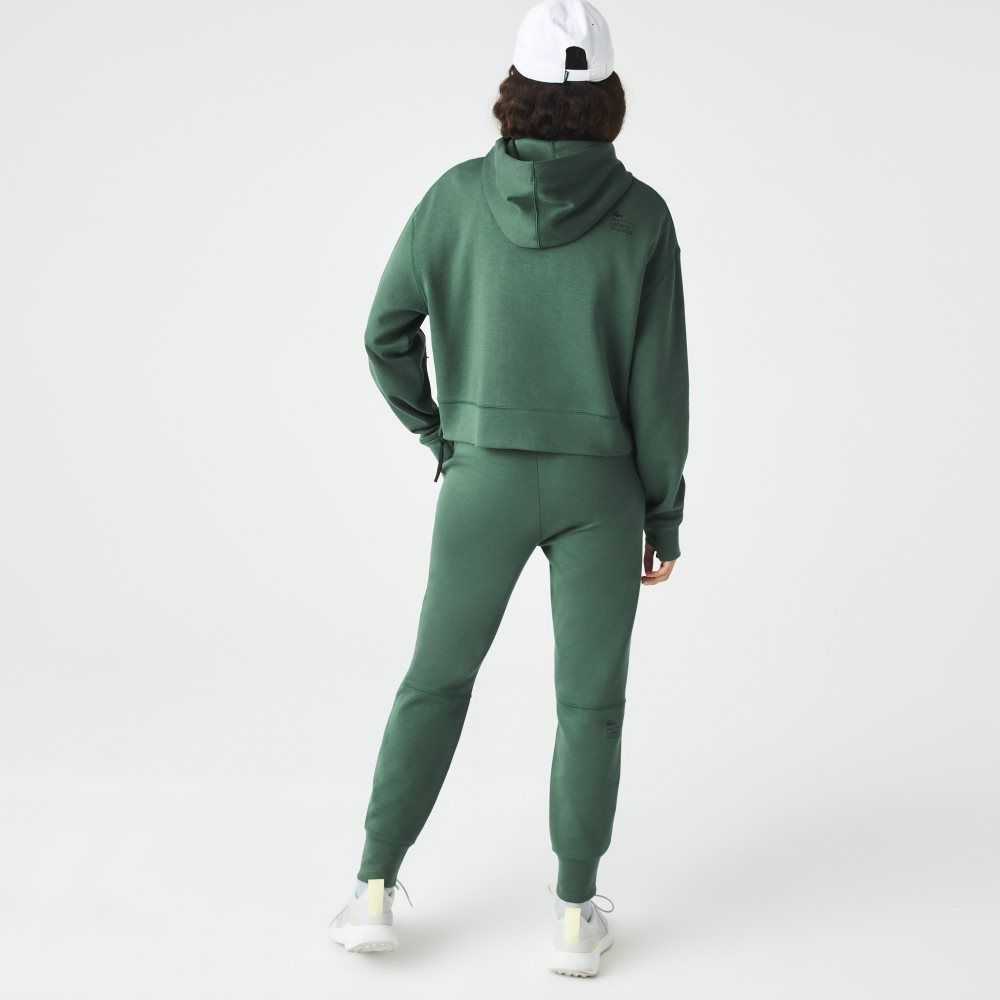 Lacoste Bomull Jersey Trackpants Gröna | YNHZD-3587