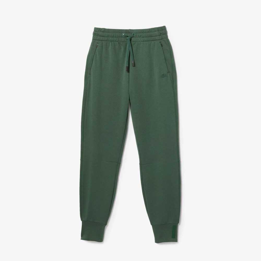 Lacoste Bomull Jersey Trackpants Gröna | YNHZD-3587