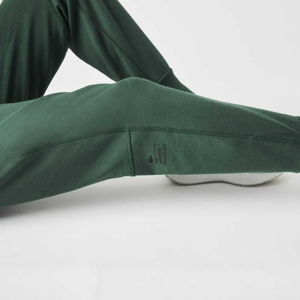 Lacoste Bomull Jersey Trackpants Gröna | YNHZD-3587