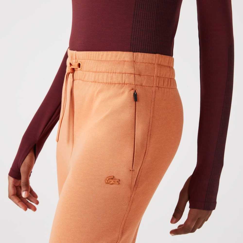 Lacoste Bomull Jersey Trackpants Orange | THQWL-0831