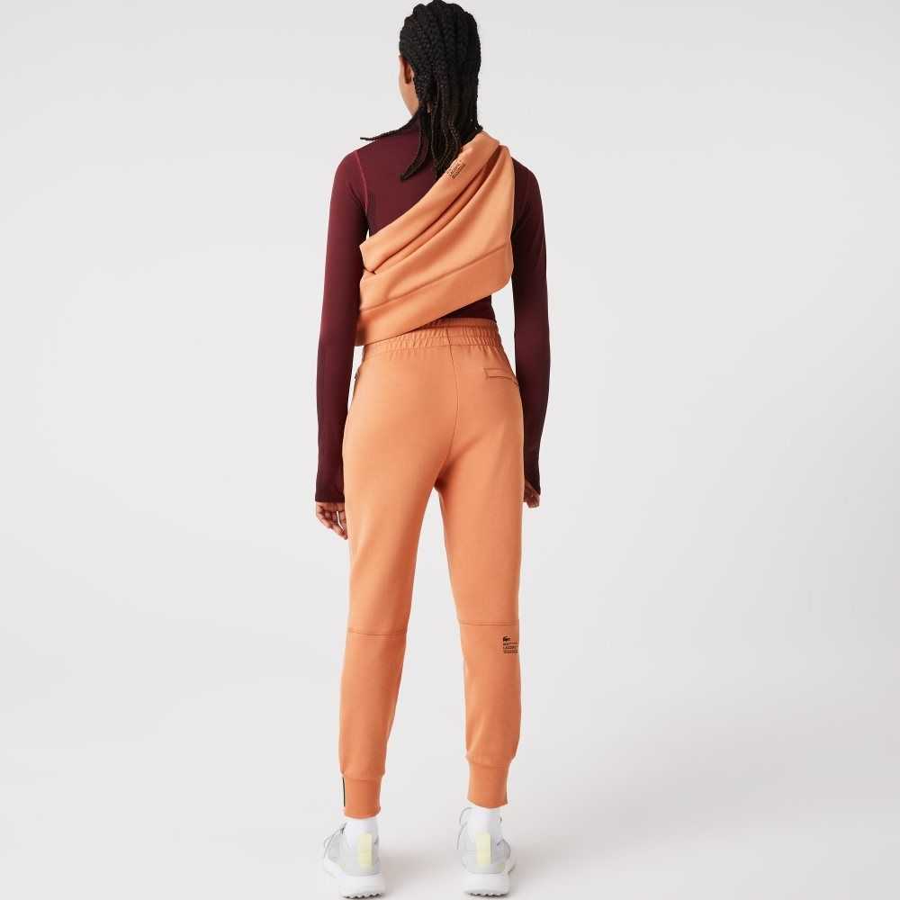 Lacoste Bomull Jersey Trackpants Orange | THQWL-0831