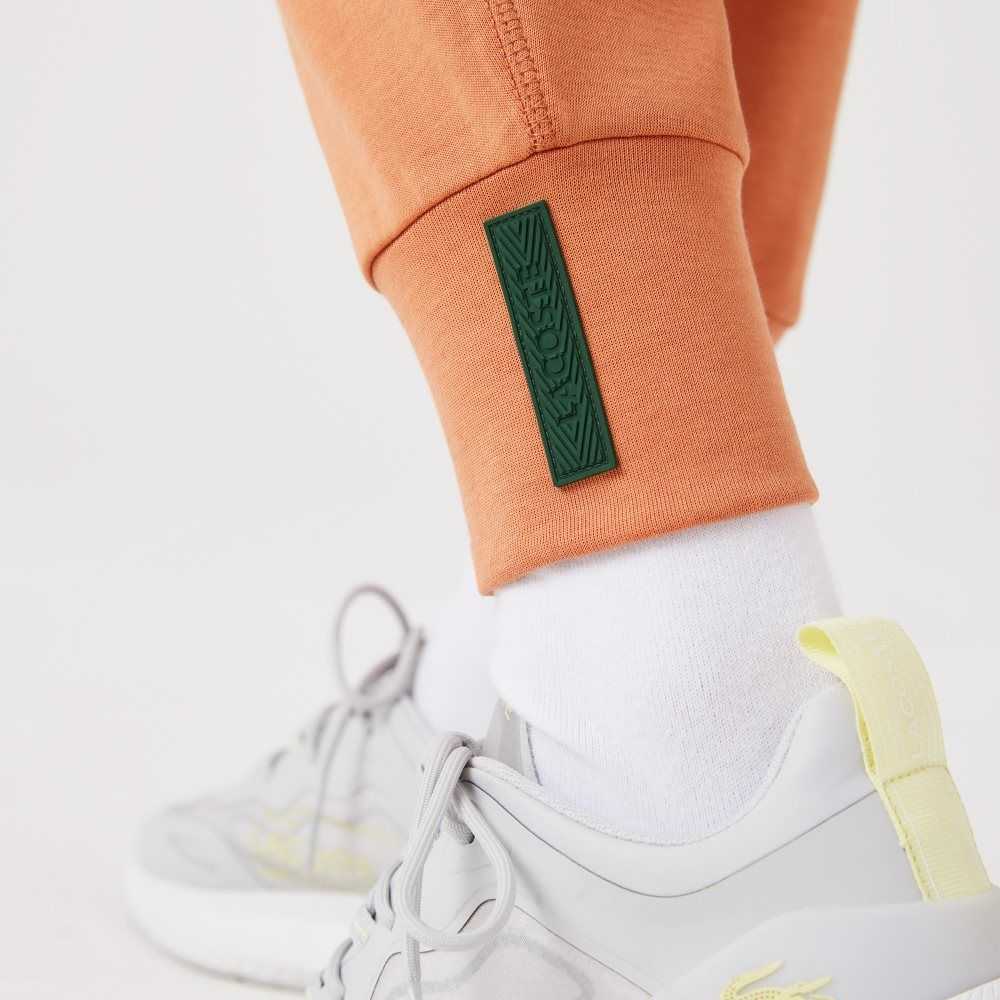 Lacoste Bomull Jersey Trackpants Orange | THQWL-0831