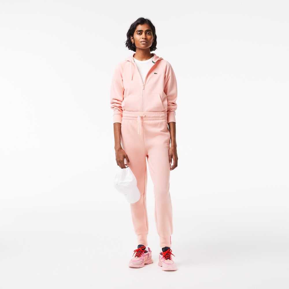 Lacoste Bomull Jersey Trackpants Rosa | KTZUL-3941