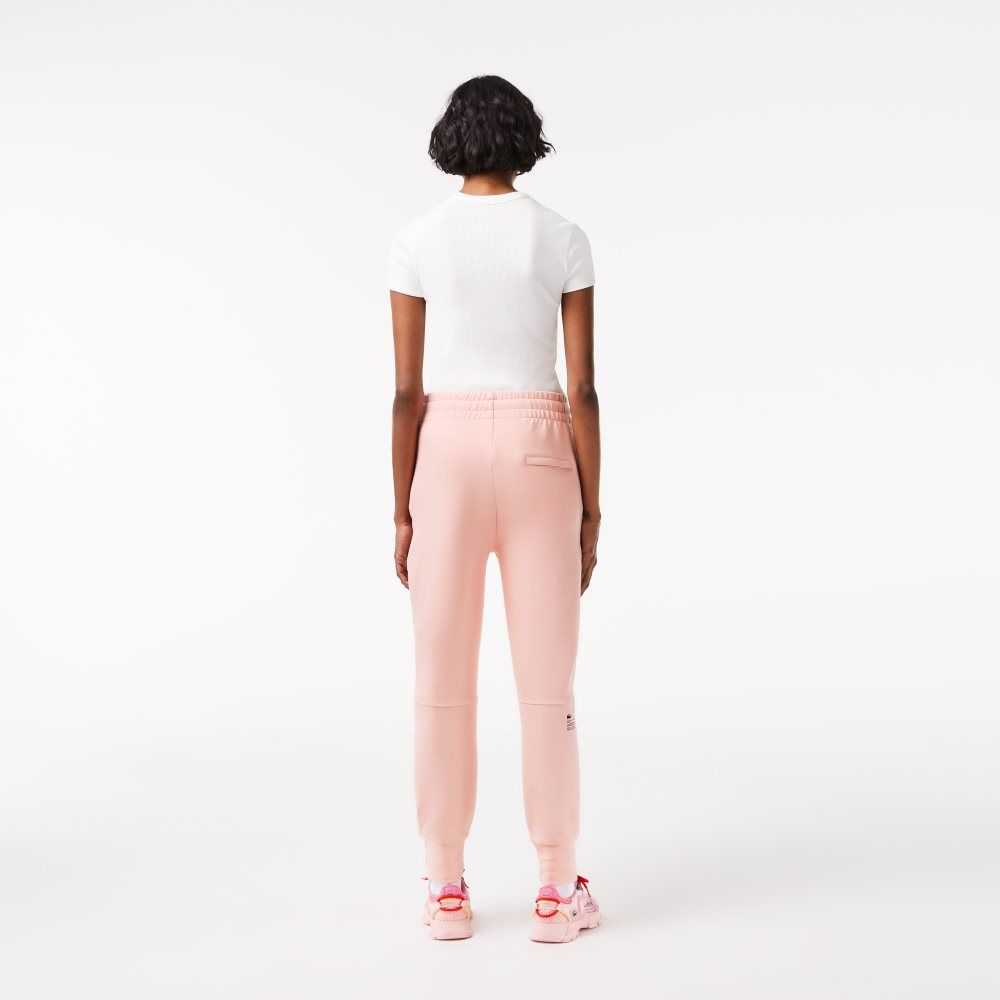 Lacoste Bomull Jersey Trackpants Rosa | KTZUL-3941