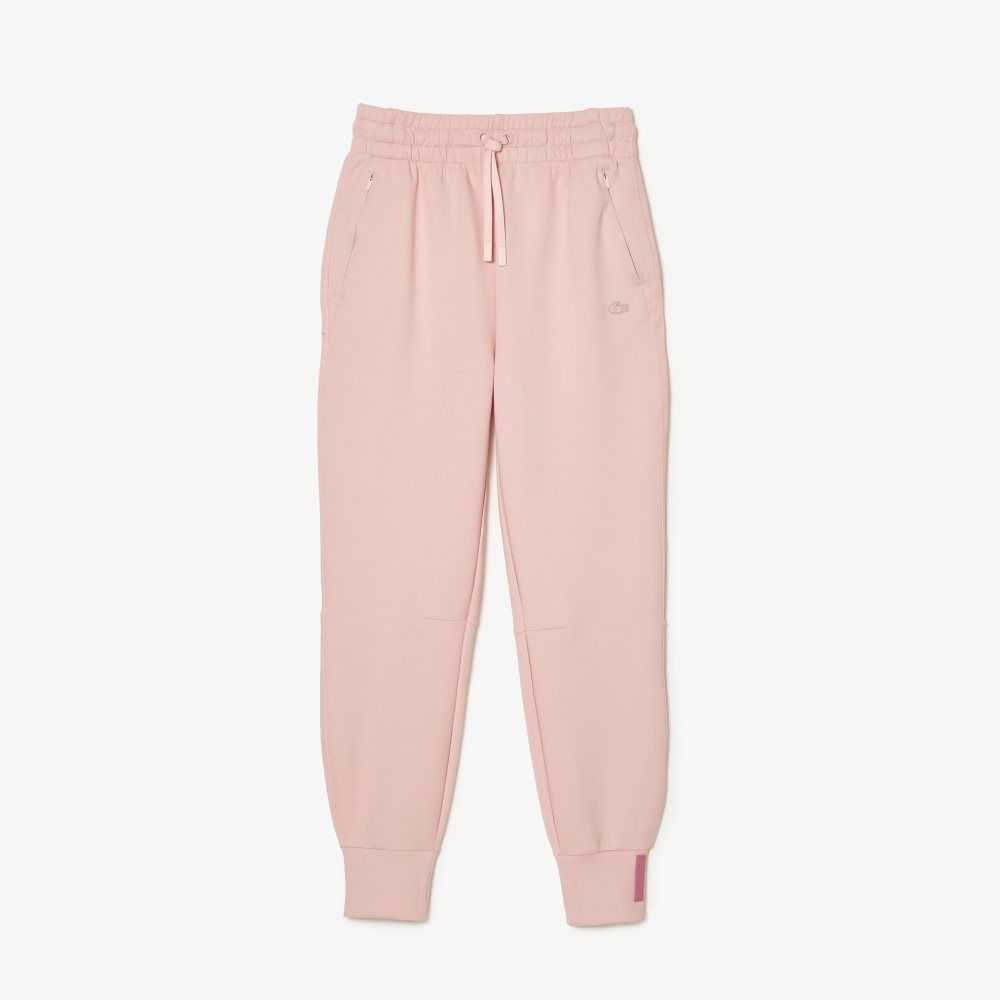 Lacoste Bomull Jersey Trackpants Rosa | KTZUL-3941