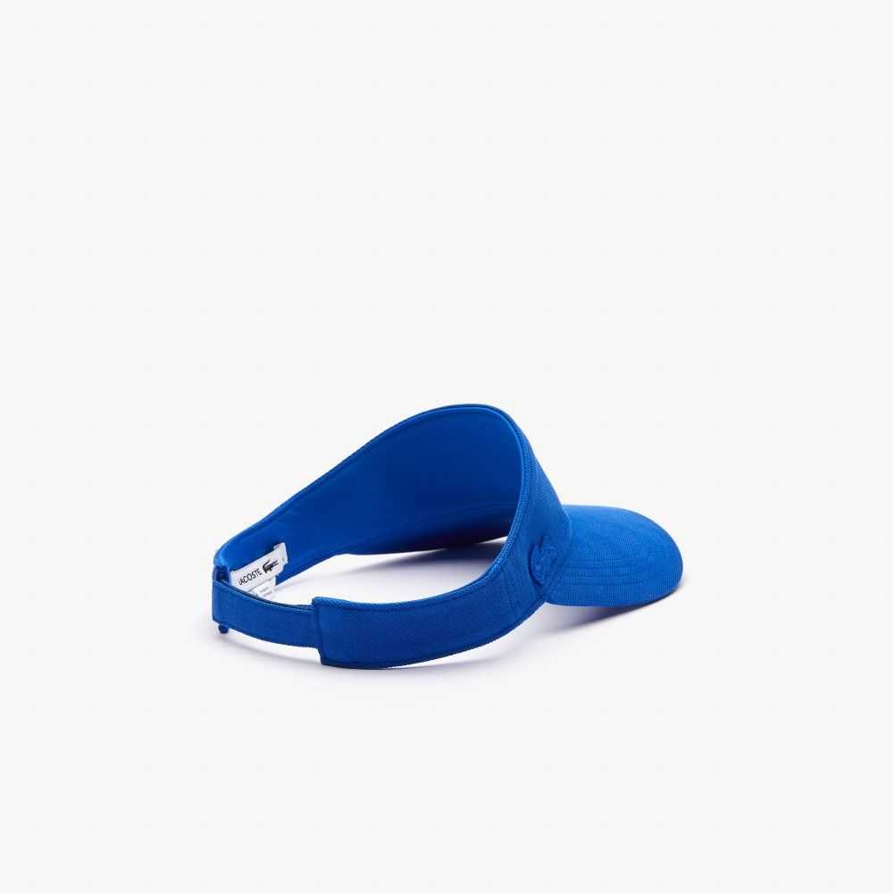 Lacoste Bomull Pique Visor Blå | BFHUK-0625