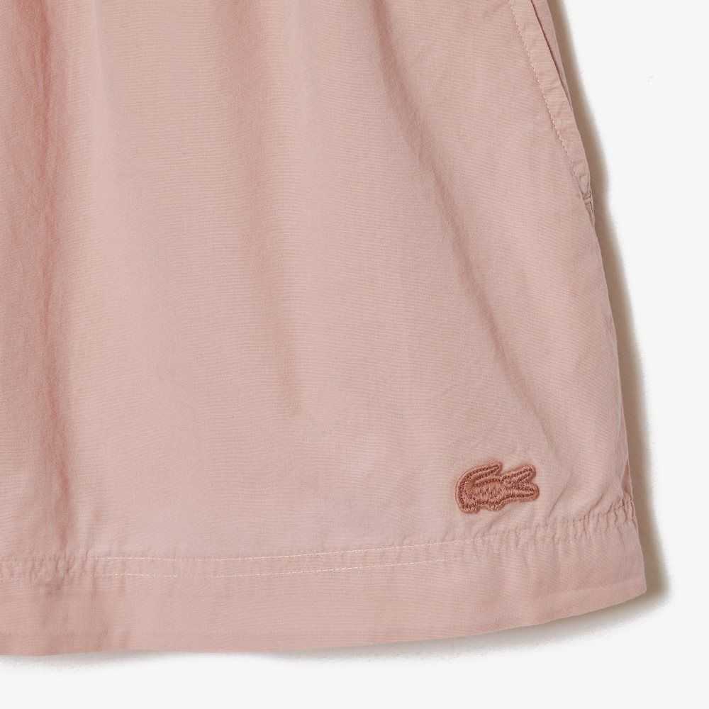 Lacoste Bomull Poplin Rosa | KZBQU-2061